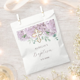 Blush hortensia doop bedankzakje