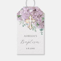 Blush hortensia doop cadeau Labels