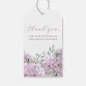 Blush hortensia doop cadeau Labels Cadeaulabel (Achterkant)