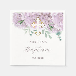 Blush hortensia doop servet