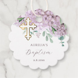 Blush hortensia doop voorkeur Tags Bedankjes Labels