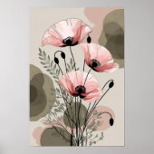 Blush & Ink Botanicals Poster (Voorkant)
