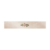 Blush Invitation Belly Band met Roos Uitnodigingen Wikkel (Vlak)