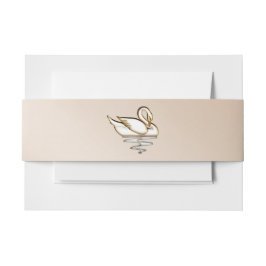 Blush Invitation Belly Band Uitnodigingen Wikkel