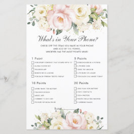 Blush ivoor Floral wat er in je Baby zit