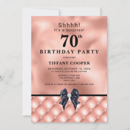 Blush Jewel 70ste verjaardagsfeestje Kaart