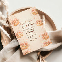 Blush Kaneel Boog Kleine Brokkel 1e Verjaardag