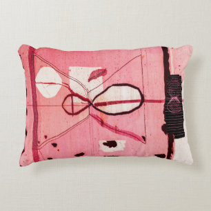 Blush Kilim: Roze Marokkaanse erfgoedkunst Accent Kussen