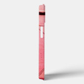 Blush Kilim: Roze Marokkaanse erfgoedkunst Case-Mate iPhone Case (Achterkant / Rechts)