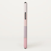 Blush & Lavender Roos Gold Wide Stripes Case-Mate iPhone Case (Achterkant / rechts)