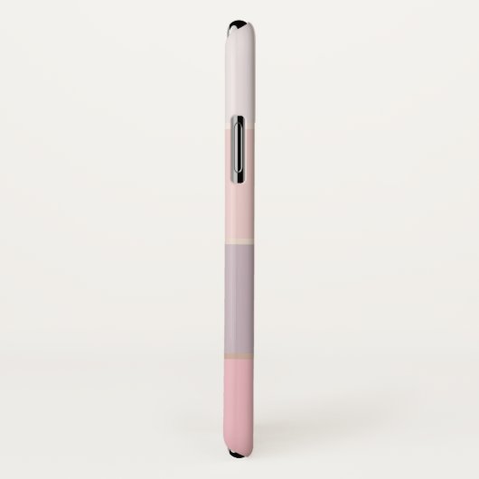 Blush & Lavender Roos Gold Wide Stripes Case-Mate iPhone Case (Achterkant / rechts)