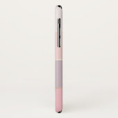 Blush & Lavender Roos Gold Wide Stripes Case-Mate iPhone Case (Achterkant/links)