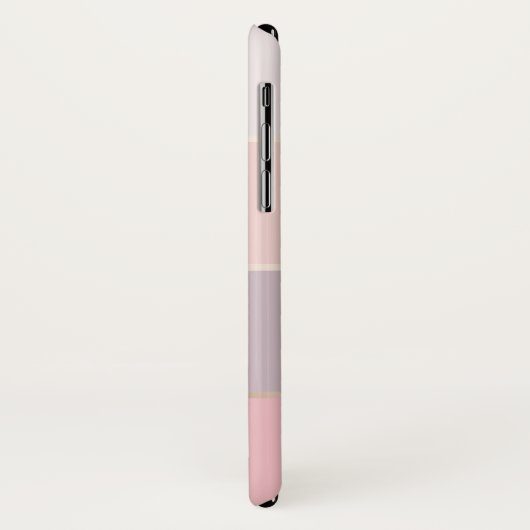 Blush & Lavender Roos Gold Wide Stripes Case-Mate iPhone Case (Achterkant/links)