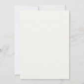 Blush Lemon Leaf Bruiloft Kaart (Achterkant)