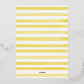 Blush | Lemon Wreath Main Squeeze Vrijgezellenfees Folie Uitnodiging (Achterkant)