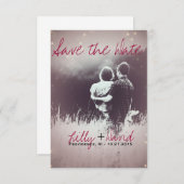 Blush Light - Sla de datum op Save The Date (Voorkant / Achterkant)