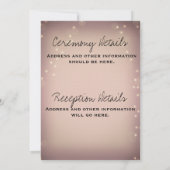 Blush Light - Weddenschap  Kaart (Achterkant)