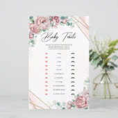 Blush lijst Eucalyptus Baby Traits (Staand voorkant)