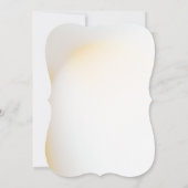 Blush & Lila Bloemen ,Gouden Kruisdoop Uitnodiging (Achterkant)