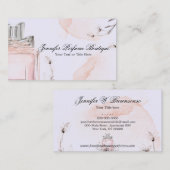 Blush Lilac Classy Perfume Essential Oils Visitekaartje (Voorkant / Achterkant)