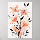 Blush Lily Harmony Poster (Voorkant)