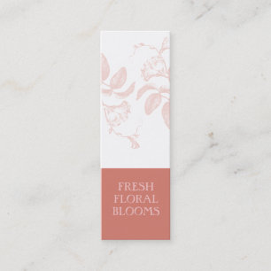 Blush Line Art Florist Product Labels Kaart