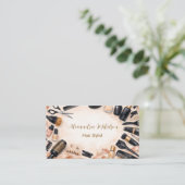 Blush Lint Haarstylist Visitekaartje (Staand voorkant)