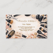 Blush Lint Haarstylist Visitekaartje (Achterkant)