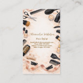 Blush Lint Haarstylist Visitekaartje (Achterkant)