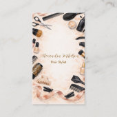 Blush Lint Haarstylist Visitekaartje (Voorkant)