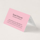 Blush & Lip Product Distributeur Tips & Trucs Visitekaartje (Achterkant)