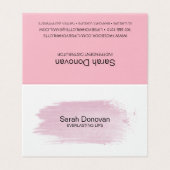 Blush & Lip Product Distributeur Tips & Trucs Visitekaartje (Buitenkant ongevouwen)
