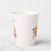 Blush Little Pumpkin Paper Cups Pumpkin Baby Showi Papieren Bekers (Links)