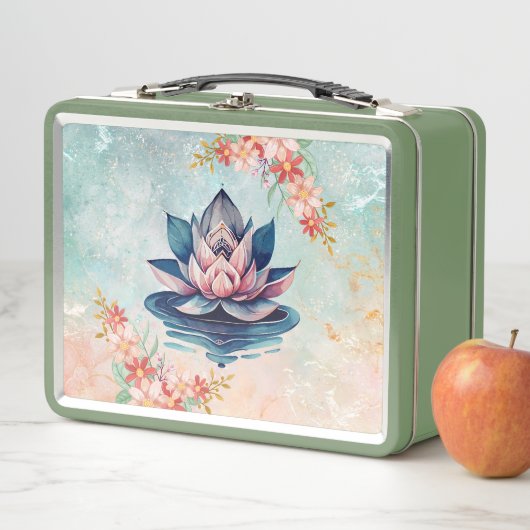 Blush Lotus Calm – Zachte Bloemenschildering (In situ)