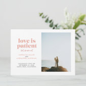 Blush Love is Patiënt, maar we zijn geen opkomst. Aankondiging (Staand voorkant)