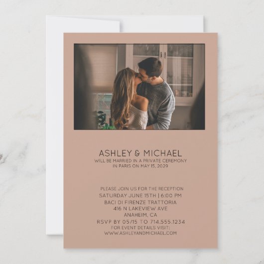 Blush luxe kalligrafie We zijn op zoek naar ontvan Kaart (Achterkant)