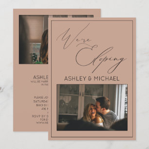 Blush luxe kalligrafie We zijn op zoek naar ontvan Kaart