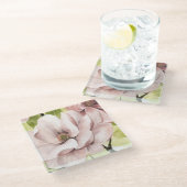 Blush Magnolia Flowers Glazen Onderzetter (Schuin)