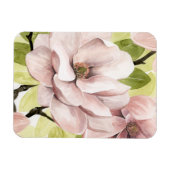 Blush Magnolia Flowers Magneet (Horizontaal)