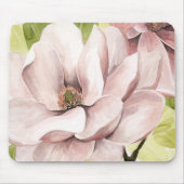 Blush Magnolia Flowers Muismat (Voorkant)