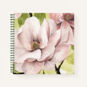 Blush Magnolia Flowers Notitieboek (Voorkant)