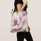 Blush Magnolia Flowers Tote Bag (Dichtbij)