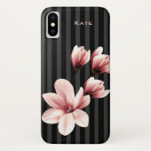 Blush Magnolias Aangepast Case-Mate iPhone Case (Achterkant)