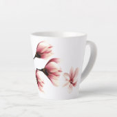 Blush Magnolias Latte Mok (Rechterhoek)