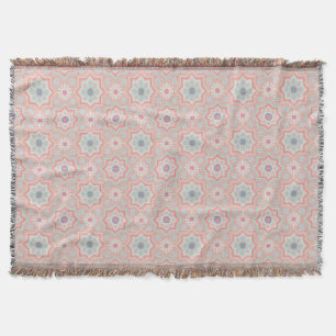 Blush Majesty – Andalusische Marokkaanse elegantie Deken
