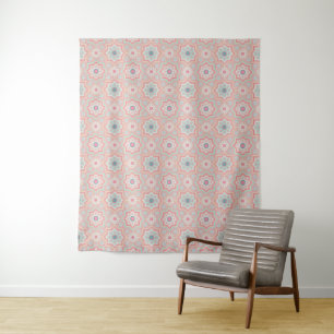 Blush Majesty – Andalusische Marokkaanse elegantie Wandkleed