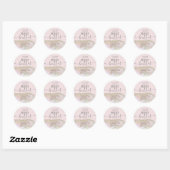 Blush marble agate script body label (Vel)