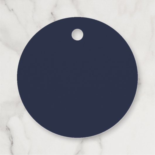 Blush marine blauw moderne bruiloft bedankjes labels (Achterkant)