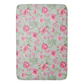 Blush Meadow-Bloeiende Bloemblaadjes Badmat (Voorkant Verticaal)