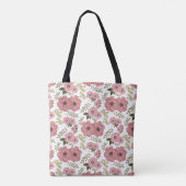 Blush Meadow Blooms AOP Floral Weekender Tote Bag (Achterkant)
